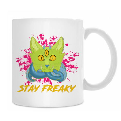 Кружка Freaky Cat