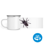 Кружка металлическая белая (круговая запечатка)