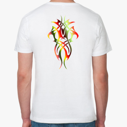 Футболка из органик-хлопка с принтом Трайбл