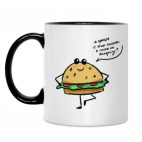 Кружка двухцветная