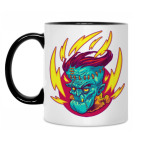 Кружка двухцветная