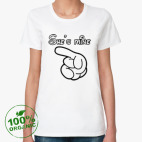 Женская футболка органик