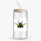 Банка с бамбуковой крышкой