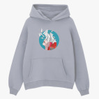 Толстовка худи оверсайз