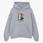 Толстовка худи оверсайз