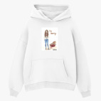 Толстовка худи оверсайз