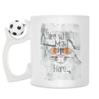 Кружка с футбольным мячиком