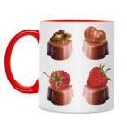 Двухцветная кружка Конфеты