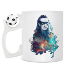 Кружка с футбольным мячиком