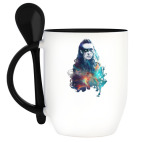 Кружка с ложкой