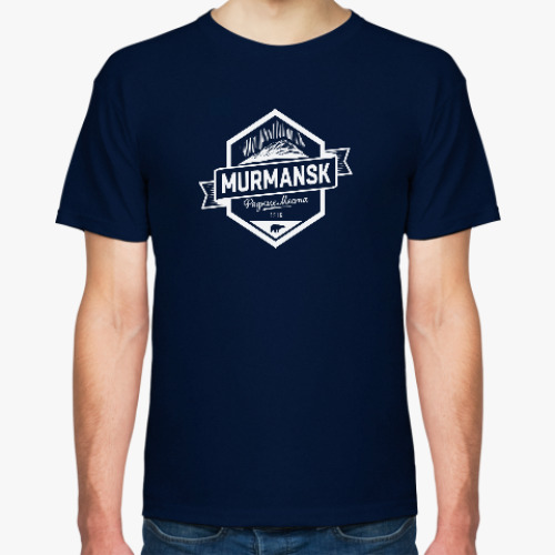 Футболка с принтом Мурманск