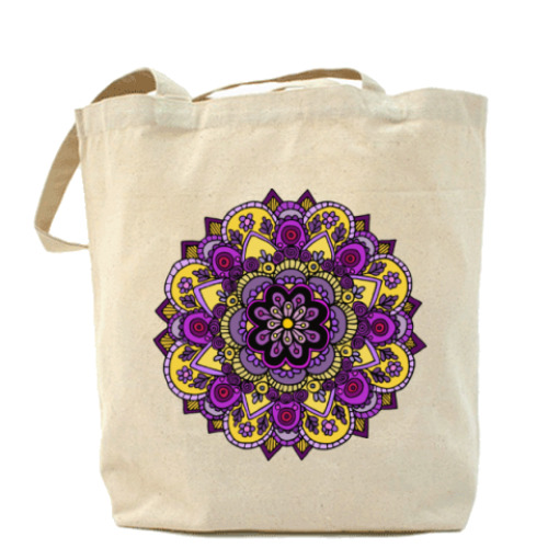 Сумка шоппер с принтом Весна