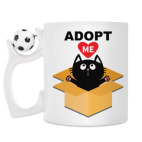 Кружка с футбольным мячиком