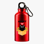 Металлическая бутылка 400 мл UV-DTF