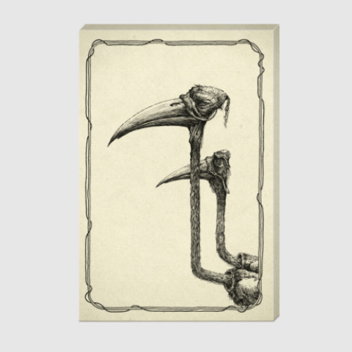 Холст с принтом Waiting