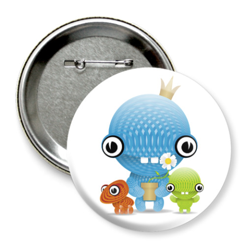 Значок 75мм с принтом Спиральщики