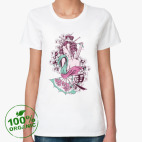 Женская футболка органик