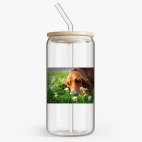 Банка с бамбуковой крышкой