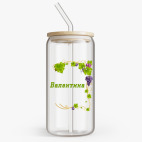 Банка с бамбуковой крышкой