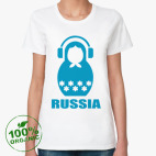 Женская футболка органик