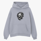 Толстовка худи оверсайз