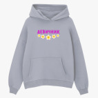 Толстовка худи оверсайз