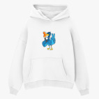 Толстовка худи оверсайз