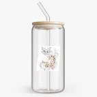 Банка с бамбуковой крышкой