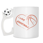 Кружка с футбольным мячиком