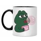 Кружка двухцветная