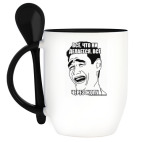 Кружка с ложкой