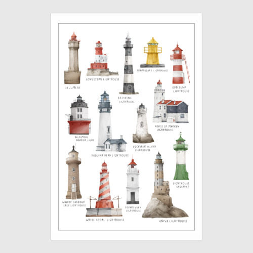 Постер Lighthouses