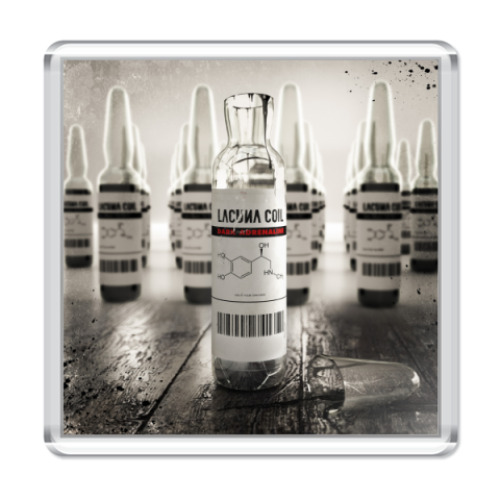 Магнит с принтом lacuna coil