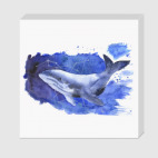 Акварельный кит