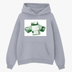 Толстовка худи оверсайз