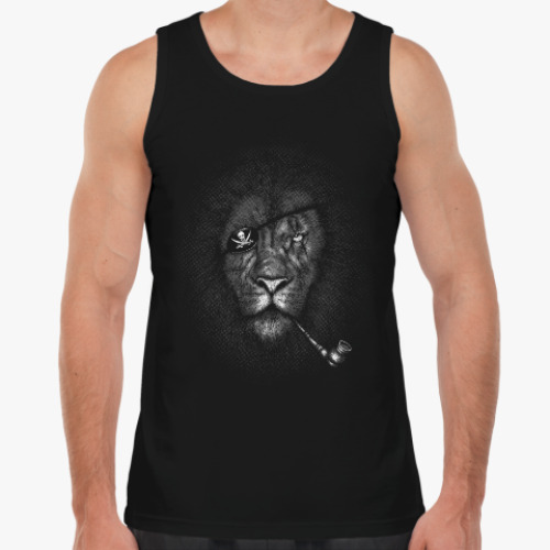 Майка с принтом Лев Пират