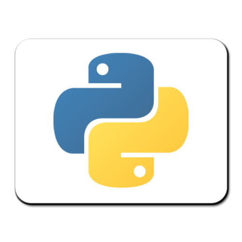 Коврик для мыши с принтом Python