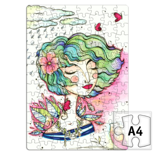 Пазл с принтом Весна