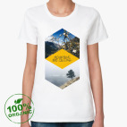 Женская футболка органик