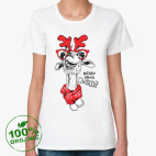 Женская футболка органик