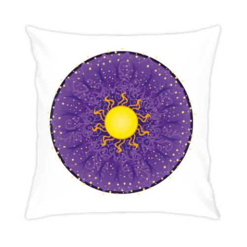 Подушка с принтом Sun
