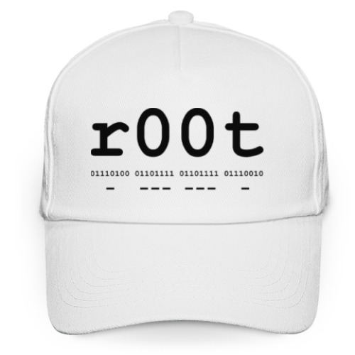 Кепка бейсболка с принтом ROOT binary