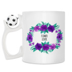 Кружка с футбольным мячиком