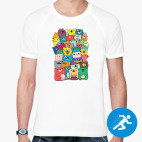 Мужская спортивная футболка