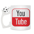 Кружка с футбольным мячиком