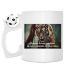 Кружка с футбольным мячиком