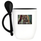 Кружка с ложкой