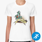 Женская спортивная футболка