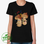 Женская футболка органик