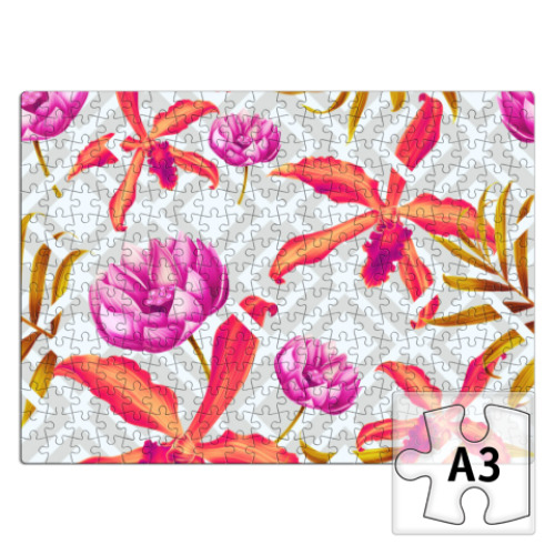 Пазл с принтом Цветы